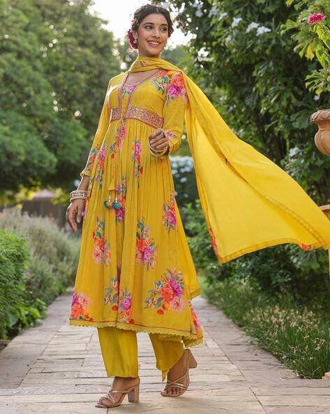 Trendy Alia Cut Full Flared Kurta Set