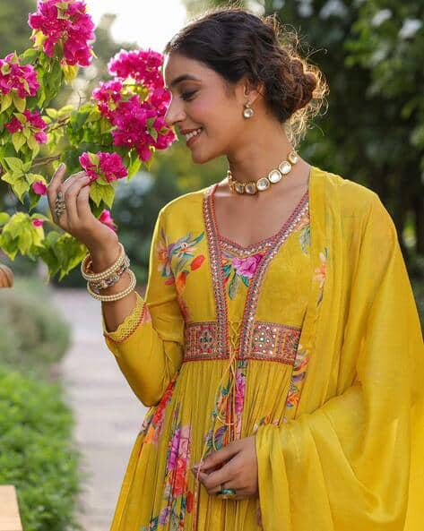 Trendy Alia Cut Full Flared Kurta Set
