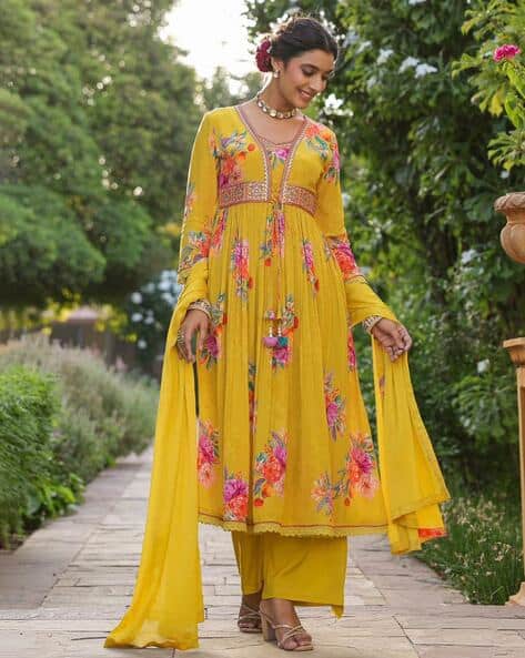 Trendy Alia Cut Full Flared Kurta Set