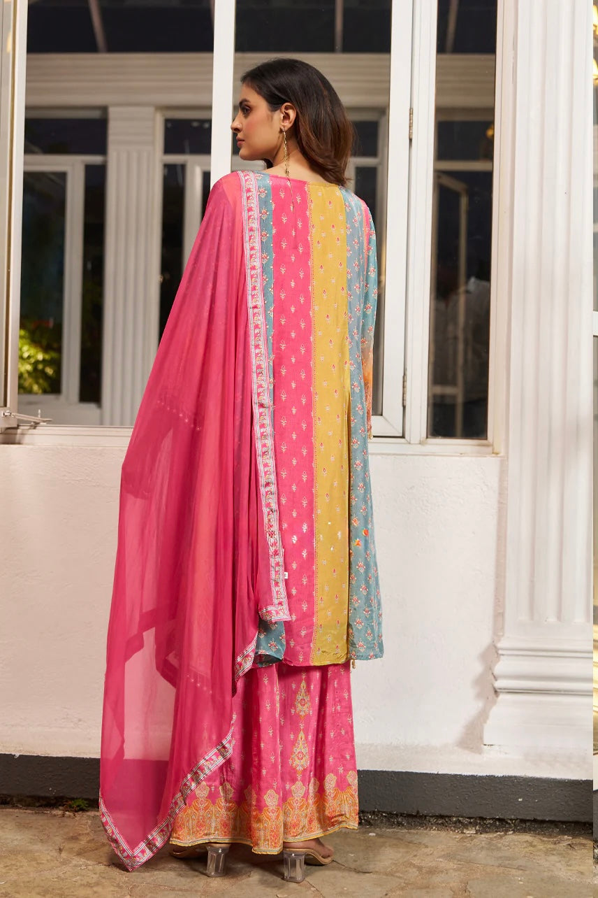 Gulbahaar Printed Sharara Set