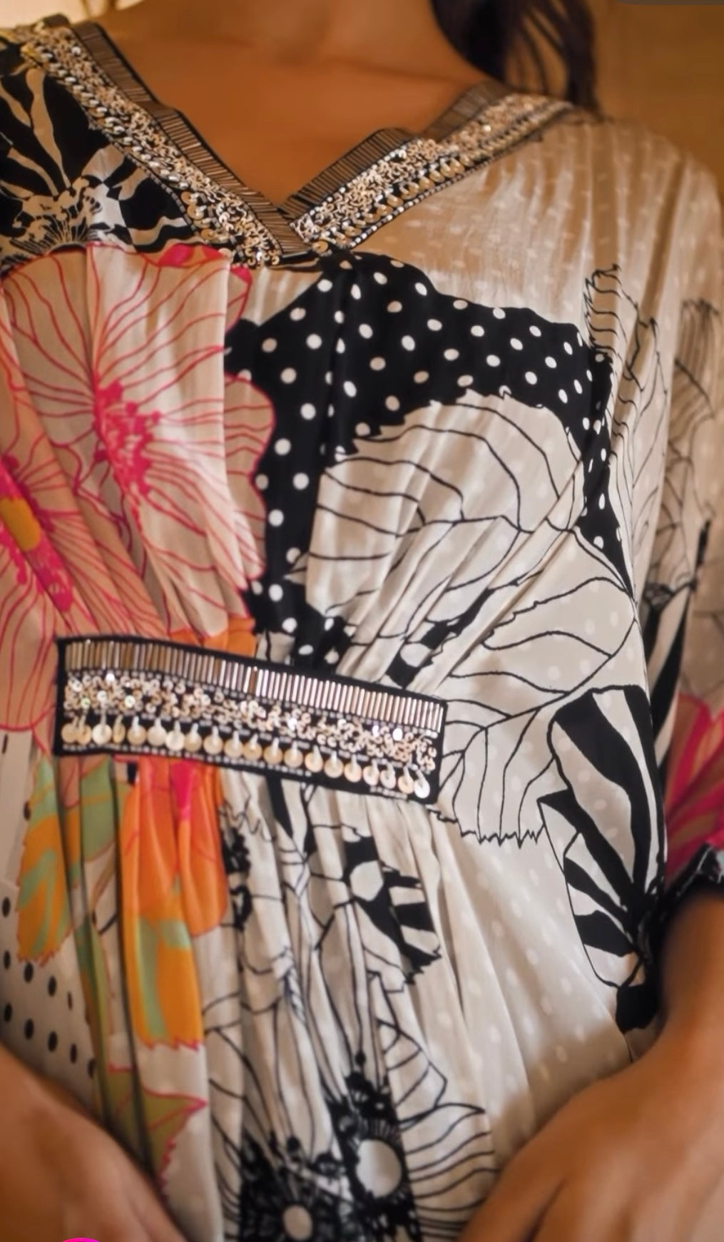 Modern printed palazzo set