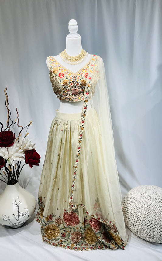 Light weight Chinon Lehenga set