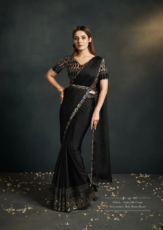 Black fusion ready-to-wear saare