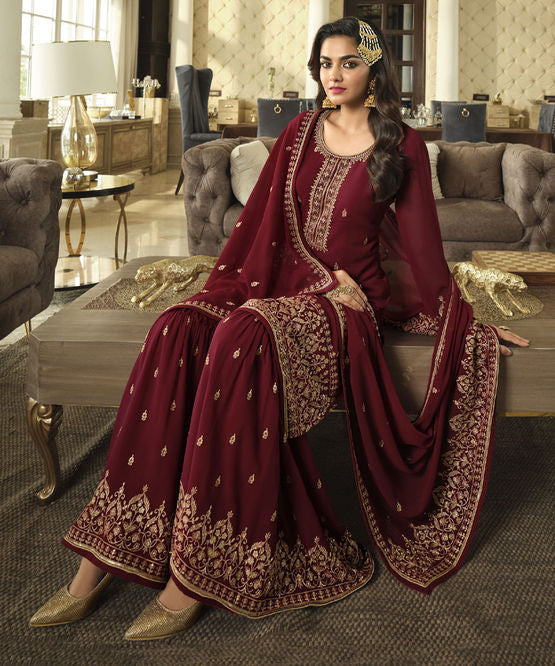 Elegant heeramandi inspired sharara suit