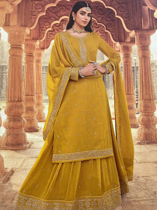 Stylish chic sharara set