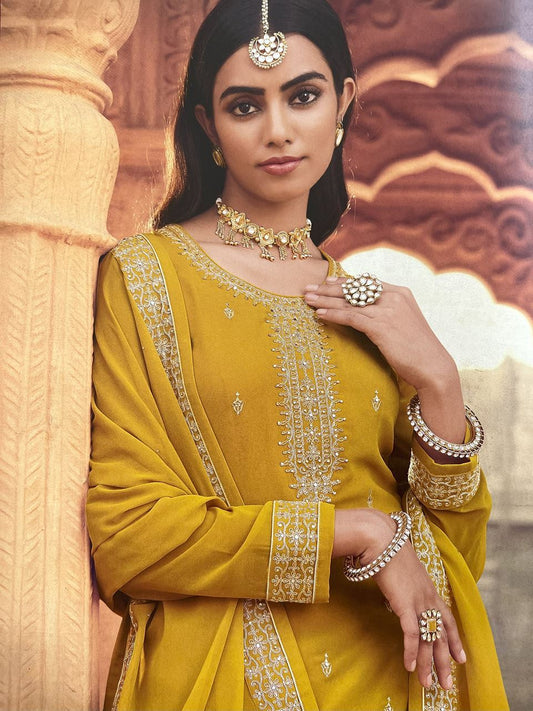 Stylish chic sharara set