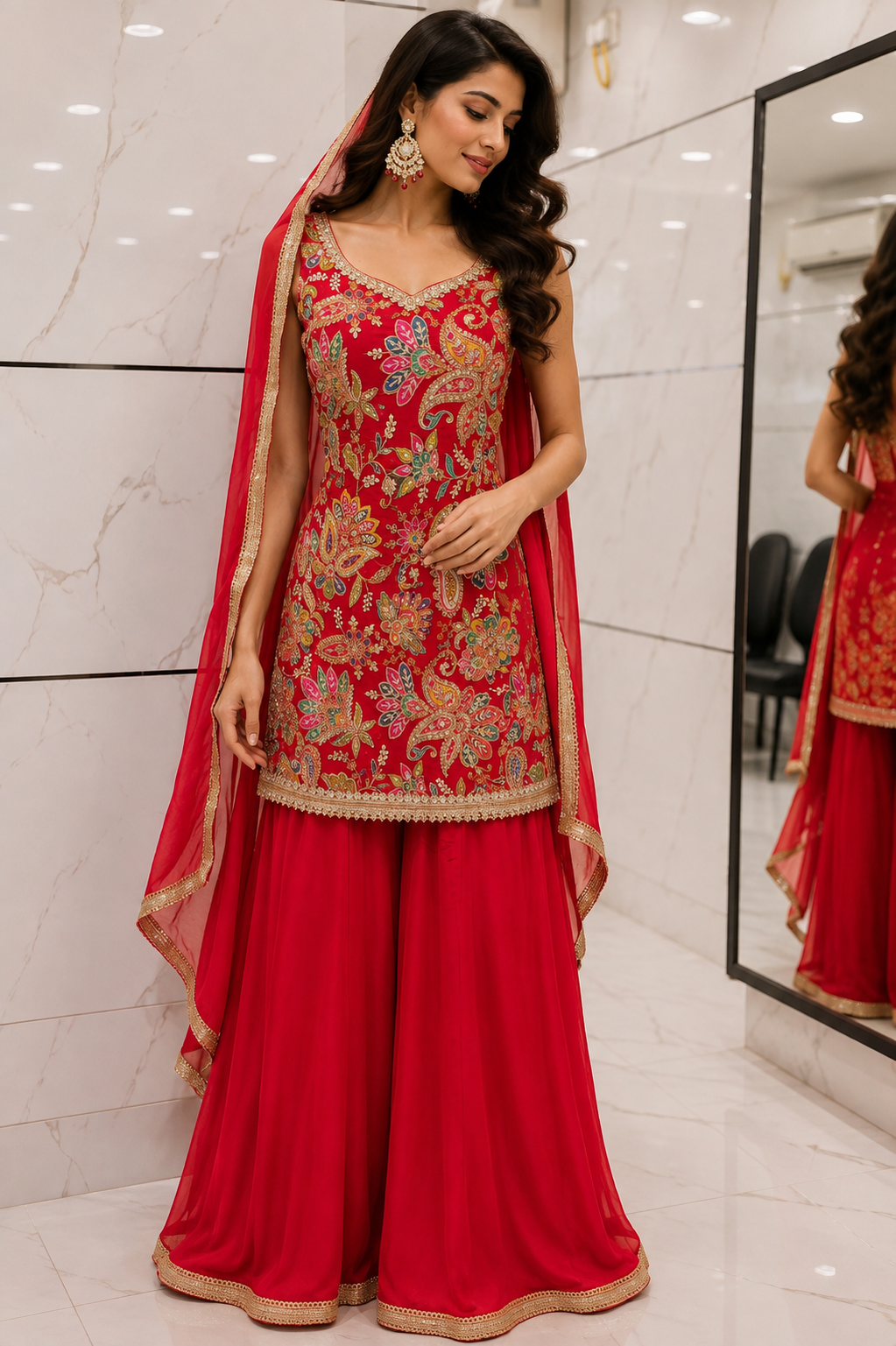 The Royal Paisley Palazzo Set (4 Colors)
