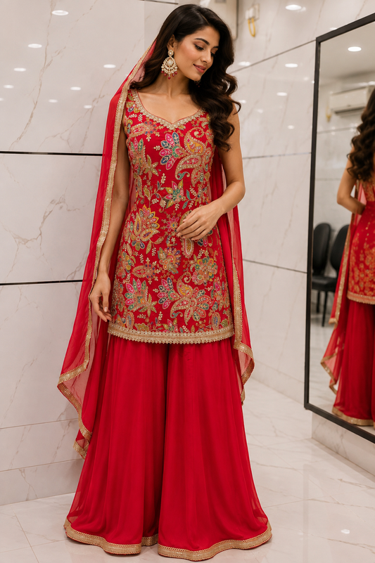 The Royal Paisley Palazzo Set (4 Colors)