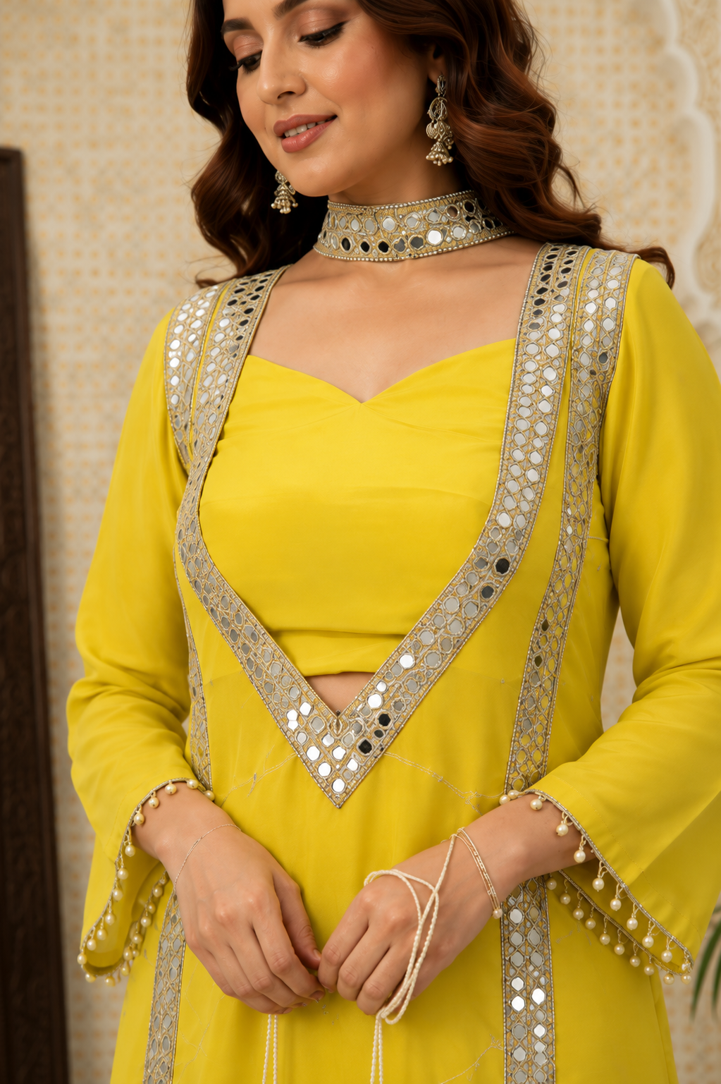 Lime Modern Sharara