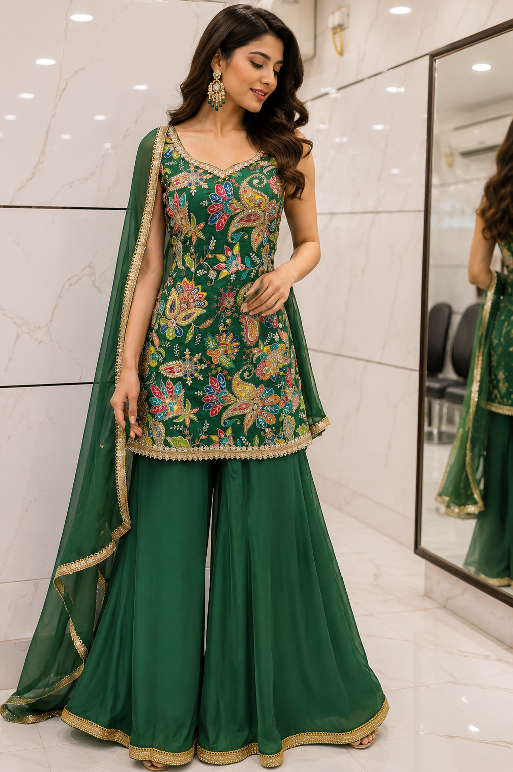 The Royal Paisley Palazzo Set (4 Colors)