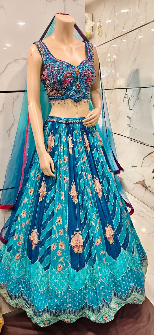 Radiant Printed Lehenga set