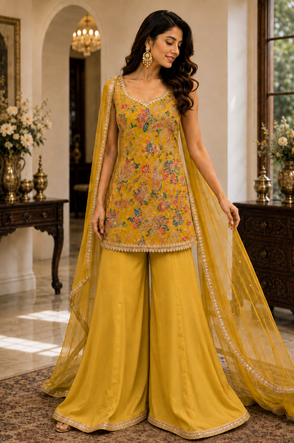 The Royal Paisley Palazzo Set (4 Colors)