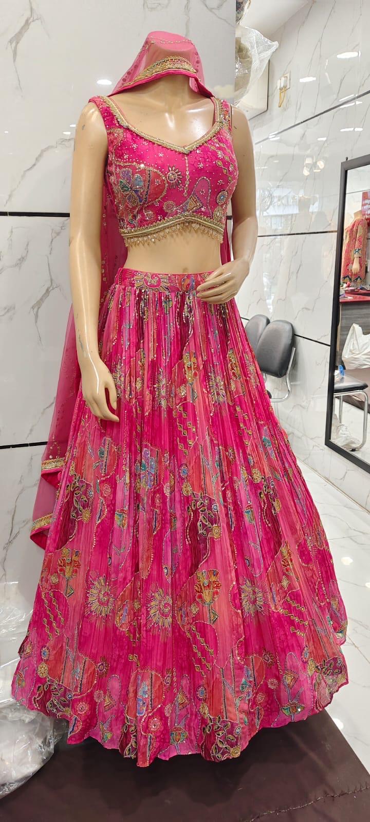 Diana Floral Printed Lehanga Set