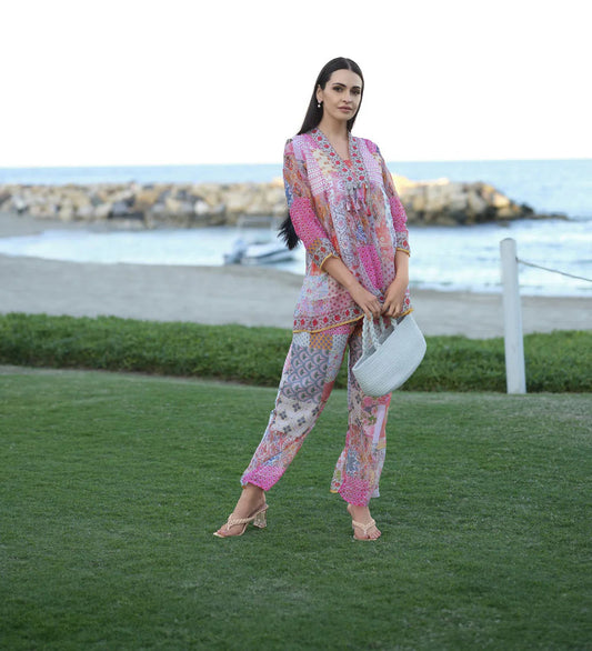 Coastal breeze bohemian co-ord set