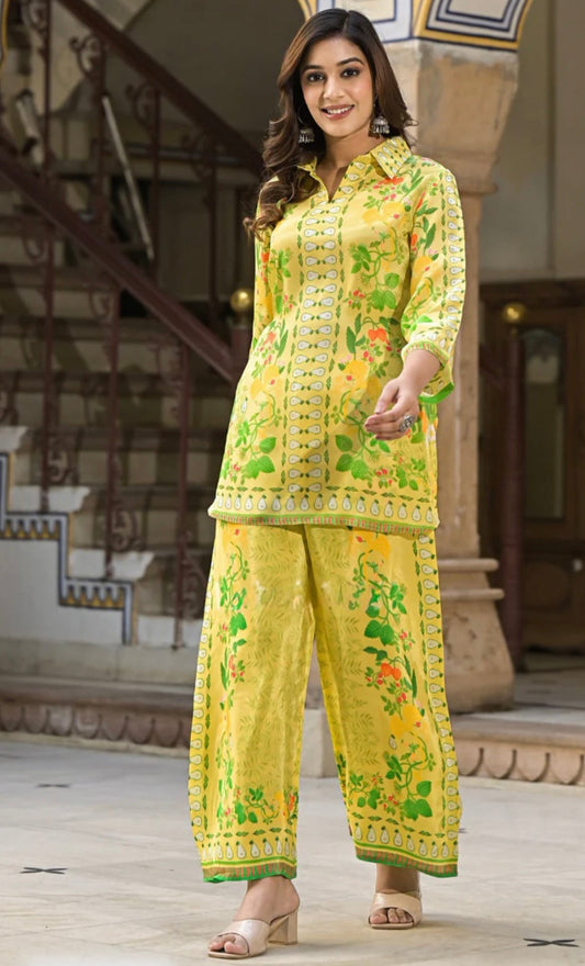 Amber Bloom Co-ord Set