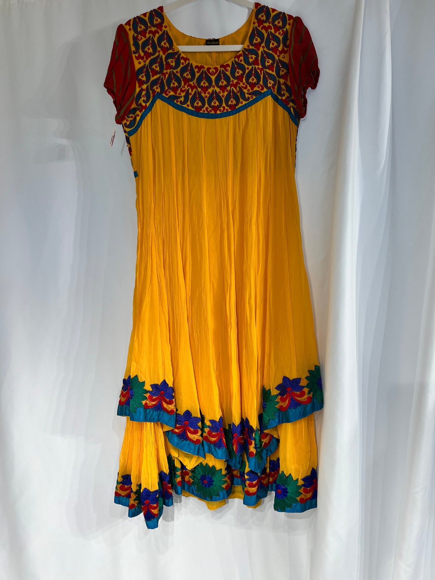 Stylish yellow long kurti