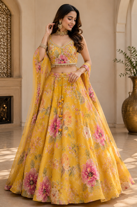 The Floral Heritage Lehenga Set