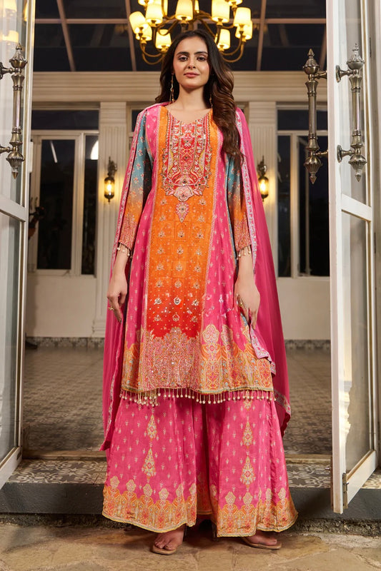 Gulbahaar Printed Sharara Set
