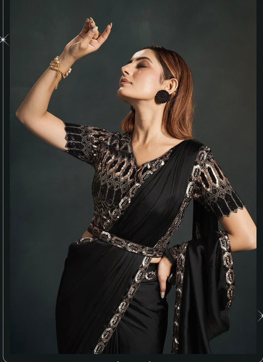 Black fusion ready-to-wear saare