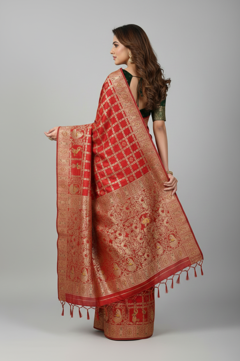 Pure Dola silk Radian Saree