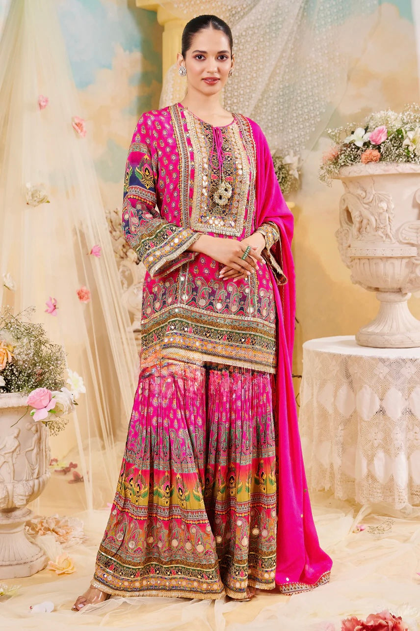 Adorable Rangriti Sharara Set