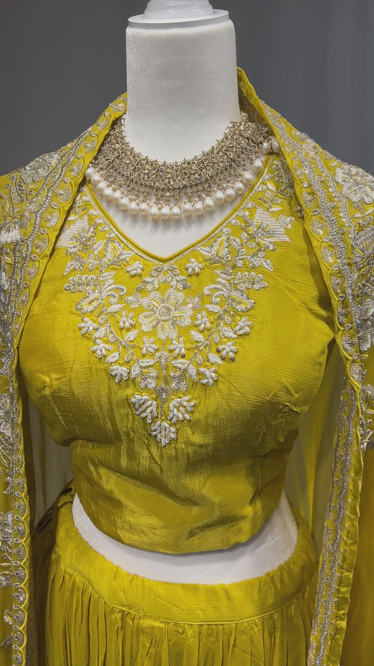 Mustard Yellow charm Jacket skirt set